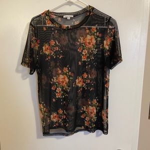 Sheer Velvet Torch shirt